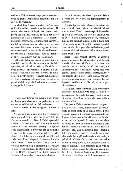 Fides rivista mensile della Pontificia opera per la preservazione della fede in Roma