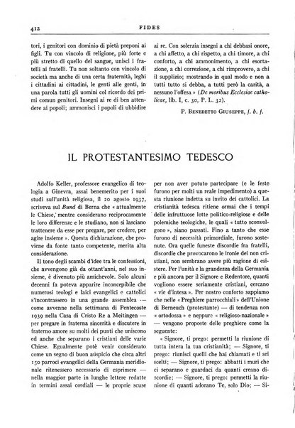 Fides rivista mensile della Pontificia opera per la preservazione della fede in Roma