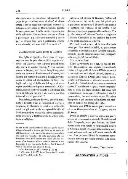 Fides rivista mensile della Pontificia opera per la preservazione della fede in Roma