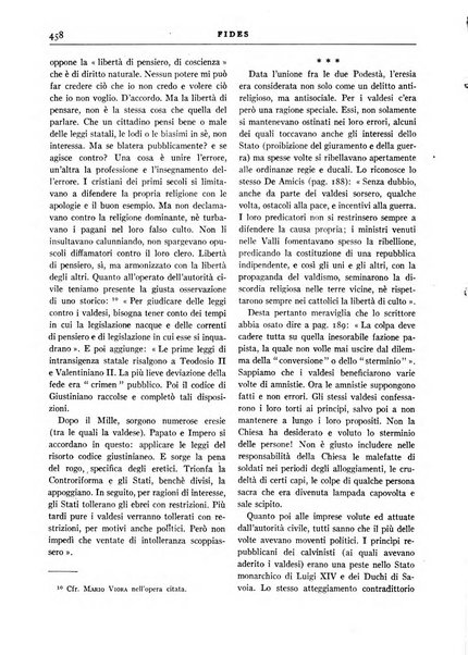 Fides rivista mensile della Pontificia opera per la preservazione della fede in Roma