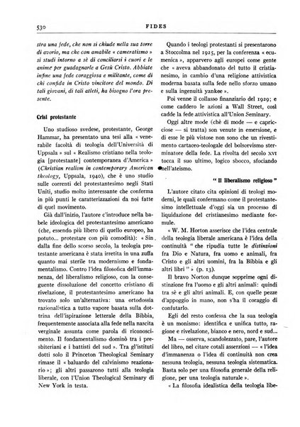 Fides rivista mensile della Pontificia opera per la preservazione della fede in Roma