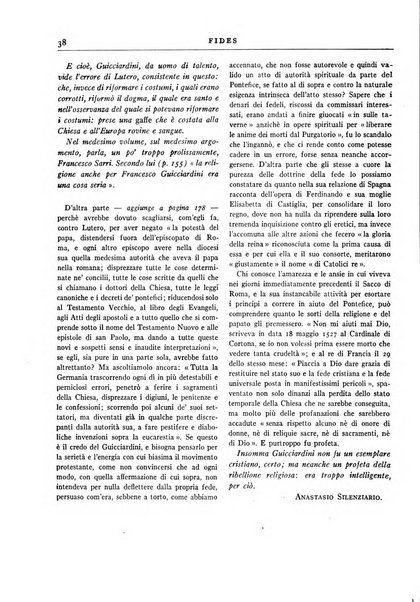 Fides rivista mensile della Pontificia opera per la preservazione della fede in Roma