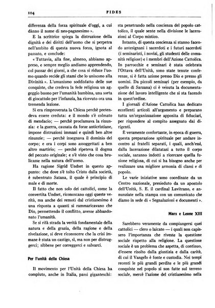 Fides rivista mensile della Pontificia opera per la preservazione della fede in Roma