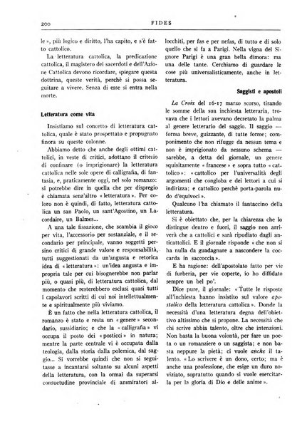 Fides rivista mensile della Pontificia opera per la preservazione della fede in Roma