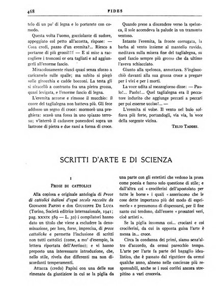 Fides rivista mensile della Pontificia opera per la preservazione della fede in Roma