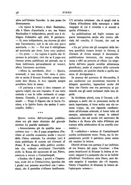 Fides rivista mensile della Pontificia opera per la preservazione della fede in Roma