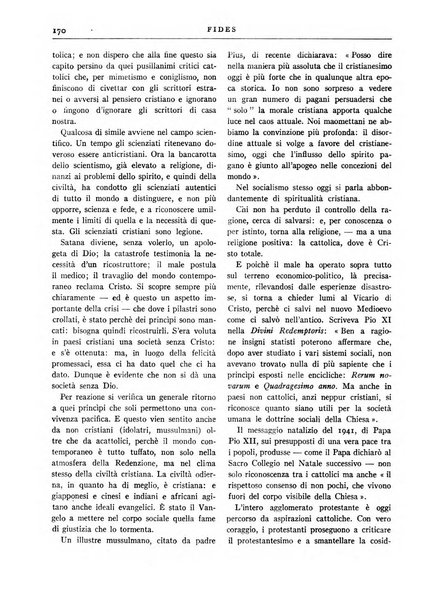 Fides rivista mensile della Pontificia opera per la preservazione della fede in Roma