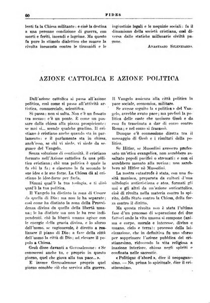 Fides rivista mensile della Pontificia opera per la preservazione della fede in Roma