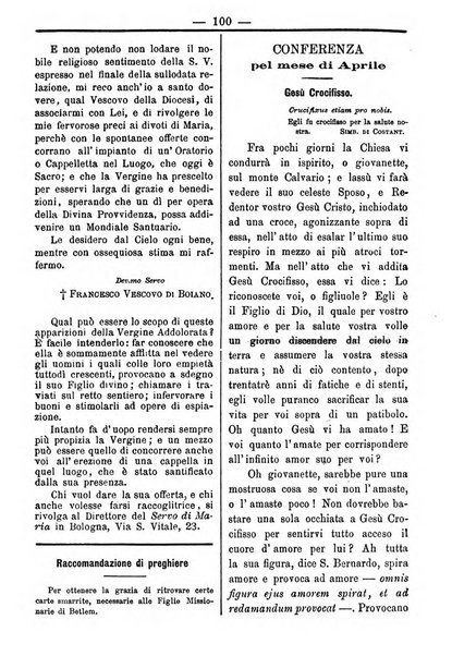 La figlia dell'immacolata periodico bolognese per le giovinette cattoliche