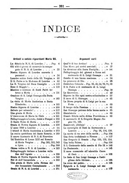 La figlia dell'immacolata periodico bolognese per le giovinette cattoliche