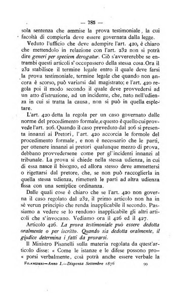 Il Filangieri rivista periodica mensuale di scienze giuridiche e politico-amministrative