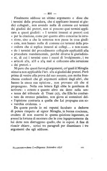 Il Filangieri rivista periodica mensuale di scienze giuridiche e politico-amministrative