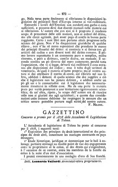 Il Filangieri rivista periodica mensuale di scienze giuridiche e politico-amministrative