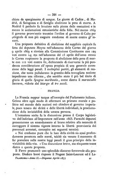 Il Filangieri rivista periodica mensuale di scienze giuridiche e politico-amministrative