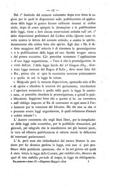 Il Filangieri rivista periodica mensuale di scienze giuridiche e politico-amministrative