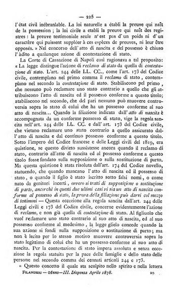 Il Filangieri rivista periodica mensuale di scienze giuridiche e politico-amministrative