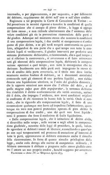 Il Filangieri rivista periodica mensuale di scienze giuridiche e politico-amministrative