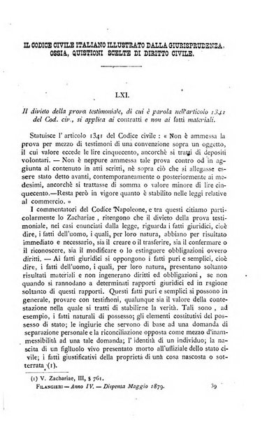 Il Filangieri rivista periodica mensuale di scienze giuridiche e politico-amministrative