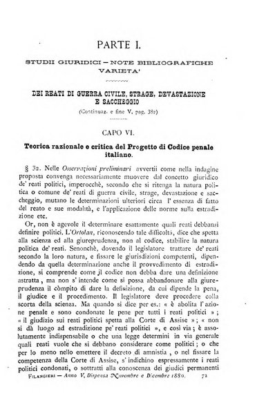 Il Filangieri rivista periodica mensuale di scienze giuridiche e politico-amministrative