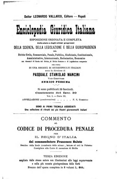 Il Filangieri rivista periodica mensuale di scienze giuridiche e politico-amministrative