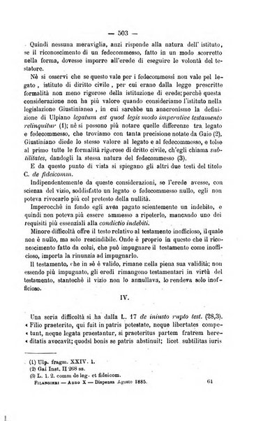 Il Filangieri rivista periodica mensuale di scienze giuridiche e politico-amministrative