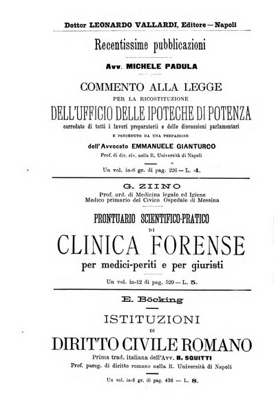 Il Filangieri rivista periodica mensuale di scienze giuridiche e politico-amministrative