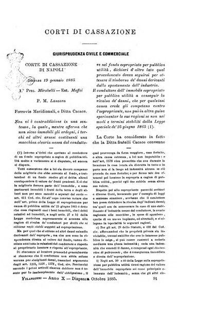 Il Filangieri rivista periodica mensuale di scienze giuridiche e politico-amministrative