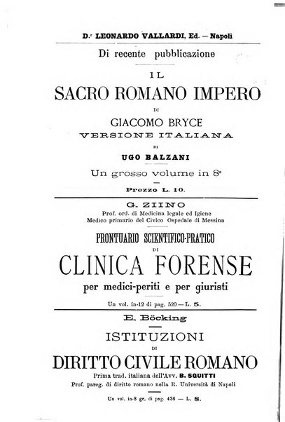 Il Filangieri rivista periodica mensuale di scienze giuridiche e politico-amministrative