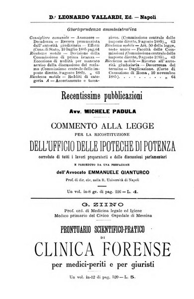 Il Filangieri rivista periodica mensuale di scienze giuridiche e politico-amministrative