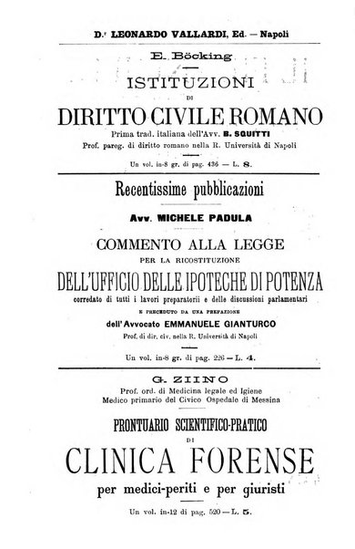 Il Filangieri rivista periodica mensuale di scienze giuridiche e politico-amministrative