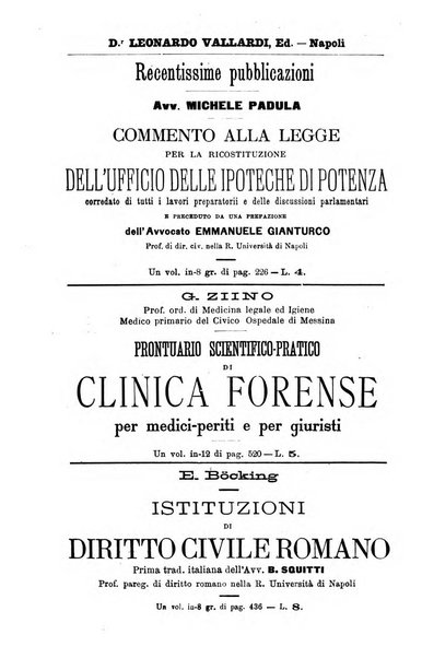 Il Filangieri rivista periodica mensuale di scienze giuridiche e politico-amministrative