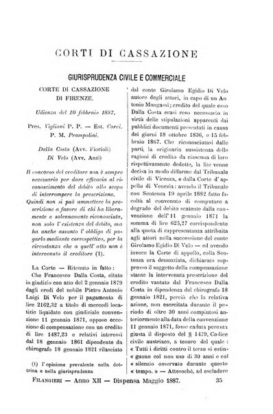 Il Filangieri rivista periodica mensuale di scienze giuridiche e politico-amministrative