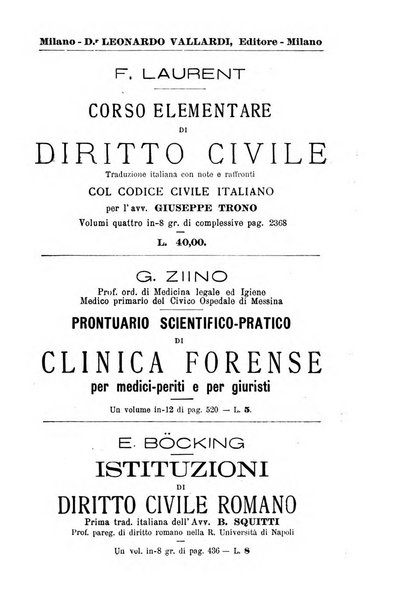 Il Filangieri rivista periodica mensuale di scienze giuridiche e politico-amministrative