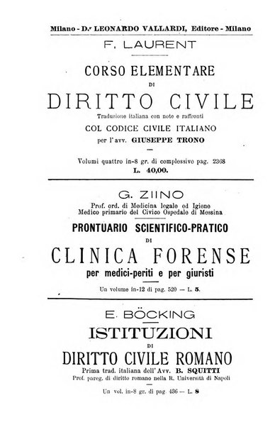 Il Filangieri rivista periodica mensuale di scienze giuridiche e politico-amministrative