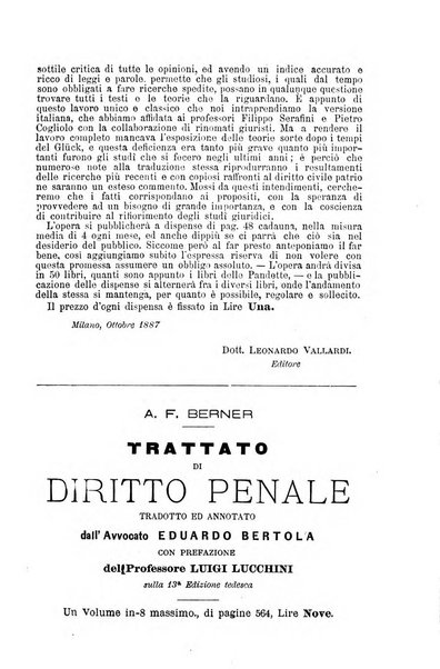 Il Filangieri rivista periodica mensuale di scienze giuridiche e politico-amministrative