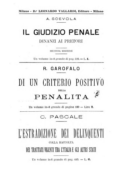 Il Filangieri rivista periodica mensuale di scienze giuridiche e politico-amministrative