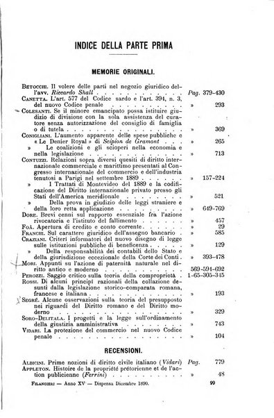 Il Filangieri rivista periodica mensuale di scienze giuridiche e politico-amministrative