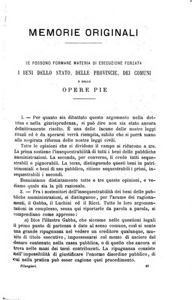 Il Filangieri rivista periodica mensuale di scienze giuridiche e politico-amministrative