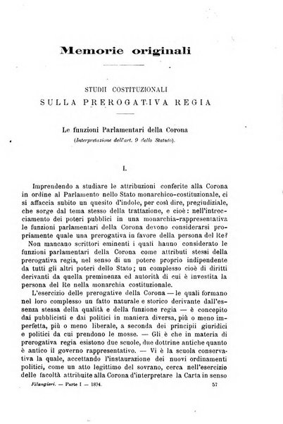 Il Filangieri rivista periodica mensuale di scienze giuridiche e politico-amministrative