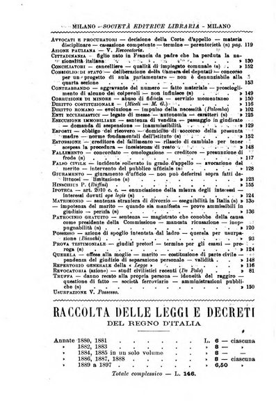 Il Filangieri rivista periodica mensuale di scienze giuridiche e politico-amministrative