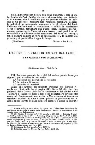 Il Filangieri rivista periodica mensuale di scienze giuridiche e politico-amministrative