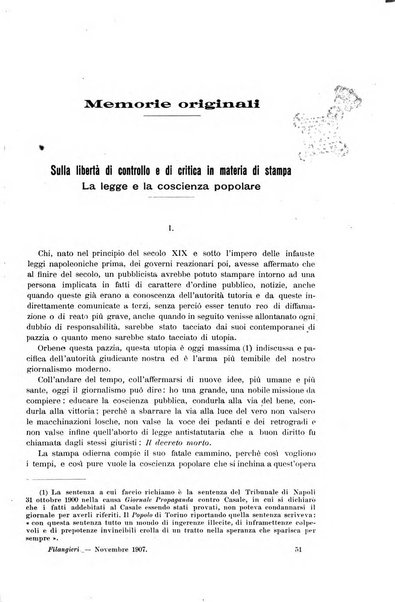 Il Filangieri rivista periodica mensuale di scienze giuridiche e politico-amministrative