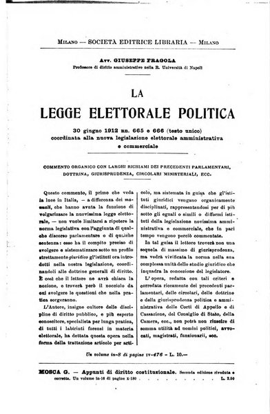 Il Filangieri rivista periodica mensuale di scienze giuridiche e politico-amministrative