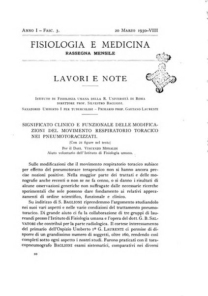 Fisiologia e medicina rassegna mensile