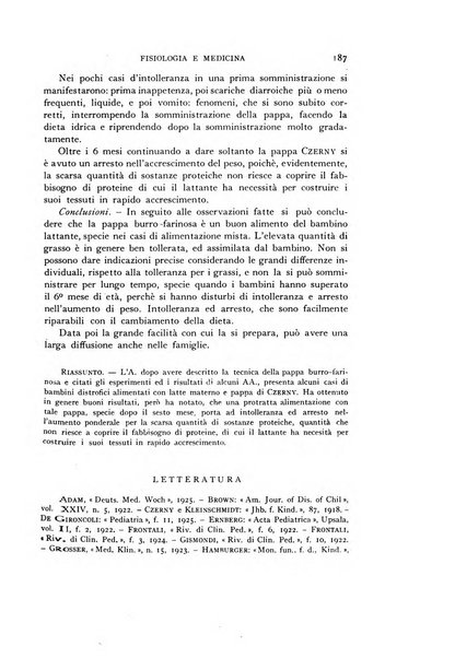 Fisiologia e medicina rassegna mensile