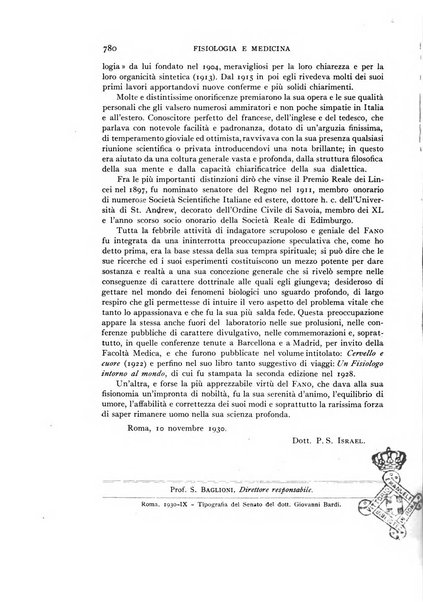 Fisiologia e medicina rassegna mensile