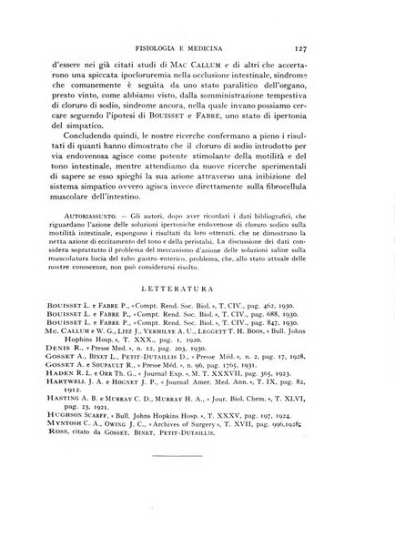 Fisiologia e medicina rassegna mensile