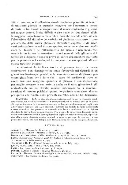 Fisiologia e medicina rassegna mensile