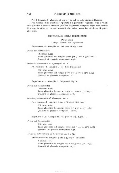 Fisiologia e medicina rassegna mensile