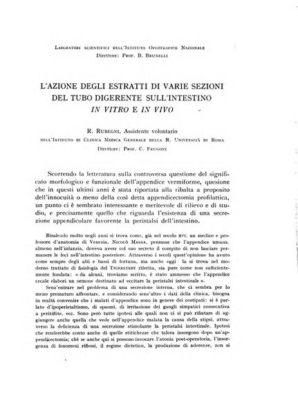 Fisiologia e medicina rassegna mensile